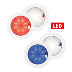 Hella Euroled 150, wit/rood - Gp 041520 - 9041520