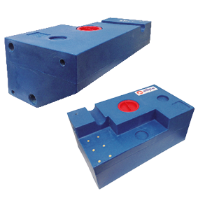 Losse polyethyleen vuilwatertank, schuine zijde, 75l, 800x430x290mm - Gp 184247 72dpi - 184275