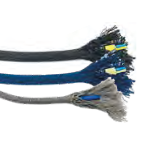 Gevlochten kabelbescherming voor walstroomkabel, navy blauw, 50m, prijs p/m - Gp t1650080 - T1650075