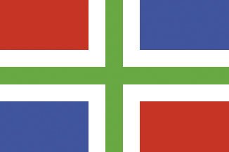 Groningen vlag 20x30cm - Gr2030 72dpi - GR2030