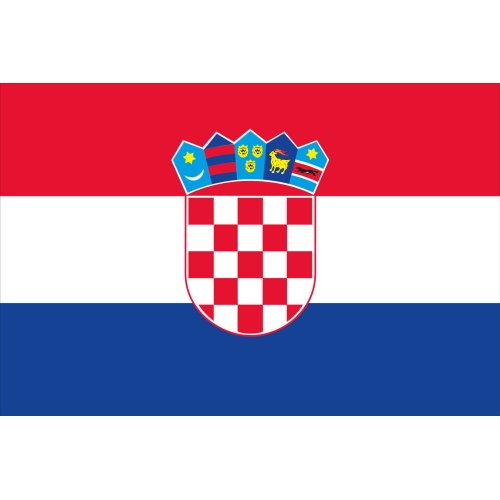 Kroatische vlag 20x30cm - Hr2030 72dpi - HR2030