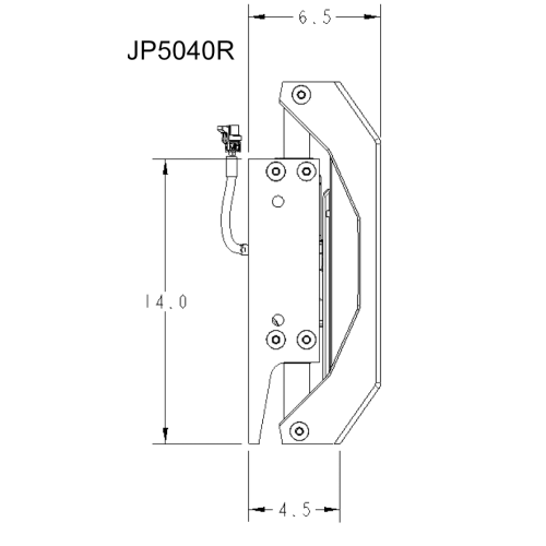 SeaStar Electro hydraulic Jack Plate powerlift, 4" set-back - Jp5040r 1 72dpi 1 - JP5040R