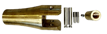 Radice Naafkit M4 voor 2-blads Klapschroef 18", 19" & 20" voor schroefas &Oslash;40mm, 1:10 - Knaafm4 40 1 - KNAAFM4-40