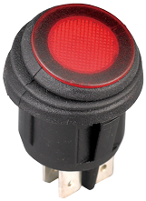 Waterdichte schakelaar (IP65) met LED-indicator, 3-polig, ON-OFF - L061011901 72dpi - L061011901