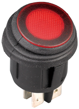 Waterdichte schakelaar (IP65) met LED-indicator, 3-polig, ON-OFF - L061011901 72dpi - L061011901