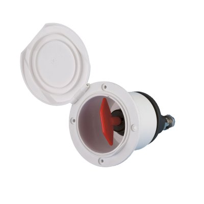Accuschakelaar, kunststof, 100A continu, met inbouwkastje - L0670002 - L0670002