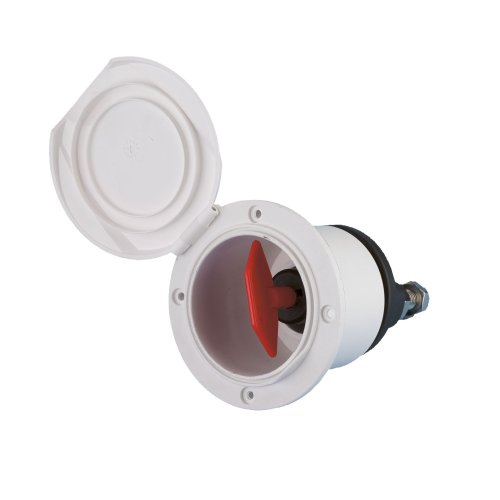 Accuschakelaar, kunststof, 100A continu, met inbouwkastje - L0670002 - L0670002
