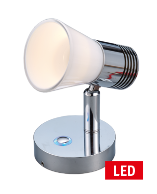 LED wand-leeslamp, 10-30V, Aluminium, D=78mm, H=101mm, dimbaar touch switch - L1900017 72dpi - L1900017