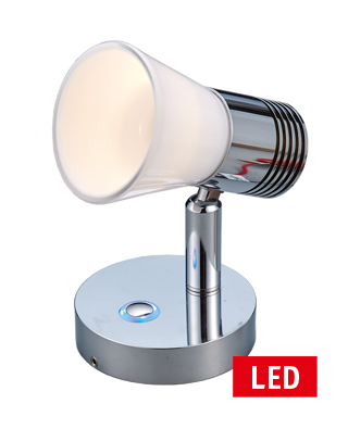LED wand-leeslamp, 10-30V, Aluminium, D=78mm, H=101mm, dimbaar touch switch - L1900017 72dpi - L1900017