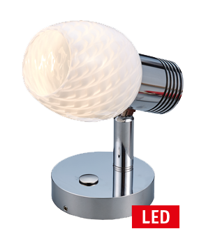 LED wand-leeslamp, 10-30V, Aluminium, D=97mm, H=104mm, dimbaar touch switch - L1900018 72dpi - L1900018