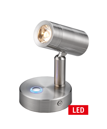LED wand-leeslamp, 10-30V, Aluminium, D=60mm, H=88mm, dimbaar met schakelaar - L1900019 72dpi - L1900019