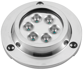LED onderwaterverlichting met RVS huis, Lumen 188LM, blue, incl. 1,5m-kabel, IP68 - L1900299 - L1900299