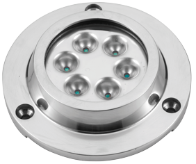 LED onderwaterverlichting met RVS huis, Lumen 188LM, blue, incl. 1,5m-kabel, IP68 - L1900299 - L1900299