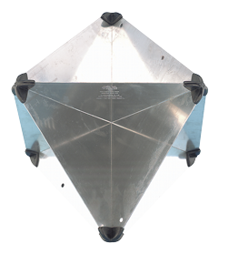 Aluminium radarreflector, opvouwbaar, 415x305x305mm, echo-oppervlak: 10m&sup2;, 900gr - L3400043 72dpi - L3400043