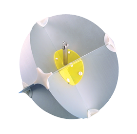 Aluminium masthouder radarreflector 'Navy Star' voor reddingsvlot - L3403150 2 - L3403150