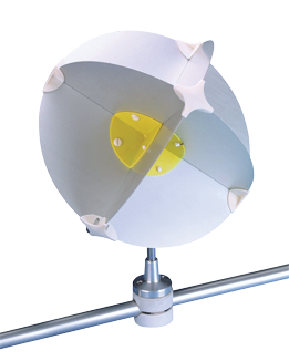Aluminium klem radarreflector 'Navy Star' voor zeerailing, &Oslash;22-28mm - L3404012 72dpi - L3404012