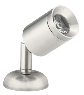 LED wand-leeslamp (mini), verchroomd messing, 8-30V/1,2W, LED 1x 1W, H=84mm - L4400012 72dpi - L4400012