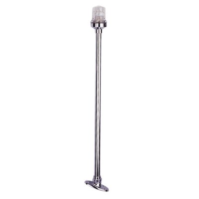Rondschijnend toplicht, telescopisch, 12V/8W, 360&deg;, RVS-huis met heldere lens, H=914mm - L4400103 72dpi - L4400103