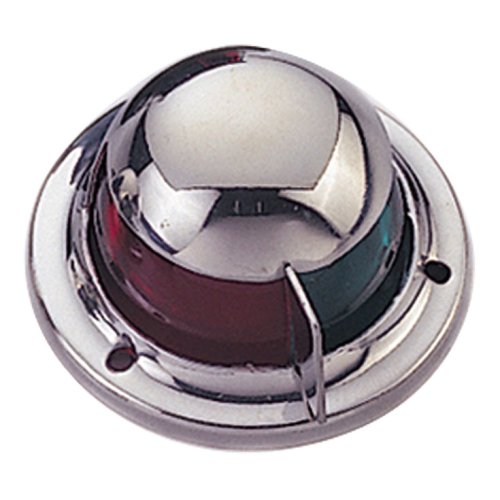 Positielantaarn, 2-kleuren, 12V/3W, 2x 112,5&deg;, RVS huis met rode/groene lens - L4400153 72dpi - L4400153