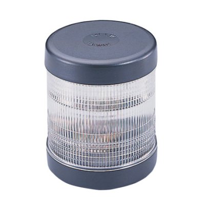Rondschijnend toplicht, 12V/6W, 360&deg;, zwart kunststof huis met heldere lens - L4400161 72dpi - L4400161
