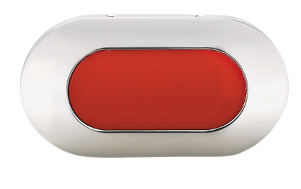 LED loopverlichting, kunststof, inbouw, 12V/0,8W, LED 4x 0,2W, 73x38mm, rood - L4400167 169 72dpi - L4400169