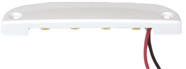 LED loopverlichting, verchroomd metalen huis, opbouw, 12V/0,48W, 4x Flat-Top LED, 83x20x8mm - L4400184 72dpi - L4400184