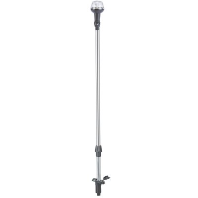 LED Rondschijnend toplicht, 8-30V, 360&deg;, LED 1x 0,5W, zwart huis met heldere lens, H=914mm - L4400227 72dpi - L4400227