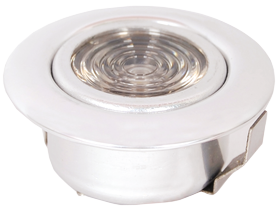 Kunststof LED-Plafondlamp (mini), inbouw, 12V/1,2W, LED; warm white - L4400229 72dpi - L4400229