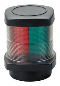 Positielantaarn, 12V/10W, 2x 112,5&deg;/1x 135&deg;, zwart huis met rode, groene & heldere lens - L4400238 1 - L4400238