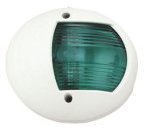 LED positielantaarn, stuurboord 8-30V, LED 1W, 112.5&deg;, 2NM, wit kunststof huis met groene lens - L4400291 - L4400291