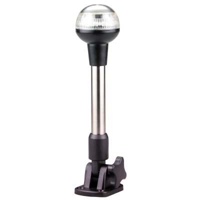 LED Rondschijnend toplicht, 12V, 360&deg;, LED 12x 5&Oslash;, zwart kunststof huis met heldere lens - L4400326 72dpi - L4400326