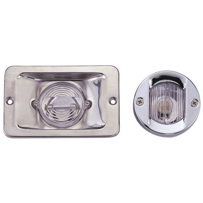 LED-heklicht, rechthoekig, 8-30V/1W, 135&deg;, LED 1x 1W, RVS huis met heldere lens - L4400346 72dpi - L4400346