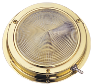 Messing LED-plafondlamp, opbouw, 12V/1,7W, LED 20x5&Oslash;, H39mm, cool white - L4400534 72dpi 1 - L4400544