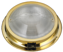 Messing LED-plafondlamp, opbouw, 12V/1,7W, LED 20x5&Oslash;, H49mm, warm white - L4400556 72dpi - L4400556