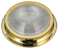 Messing LED-plafondlamp, opbouw, 12V/1,7W, LED 20x5&Oslash;, H49mm, warm white - L4400556 72dpi - L4400556