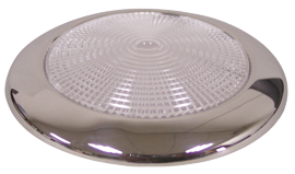 RVS LED-plafondlamp, opbouw, 12V, Top LED 1W, 50.000 uur, H=11mm, warm white - L4400601 72dpi - L4400601