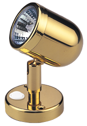 LED wand-leeslamp (mini), Messing, 12V, LED 12x 5&Oslash;, H=109mm - L4400922 72dpi - L4400922