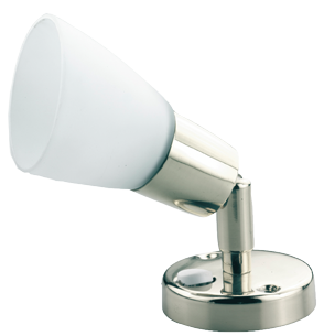 LED wandlamp, verchroomd, 8-30V/3,1W, LED 1x 3W, H=153mm - L4400936 72dpi - L4400936
