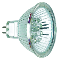 MR16 LED-vervangingslamp, 12x&Oslash;5mm, 12V (vergelijkbaar met 20W gloeilamp), warm wit, dimbaar - L8000117 72dpi - L8000117