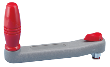 Drijvende winchhandel kunststof met lock, L=254mm - M2500025 72dpi - M2500025