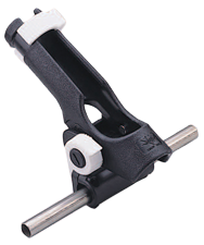 Kunststof hengelhouder voor railingmontage (&Oslash;25mm), max. &Oslash;42mm - M2654078 - M2654078