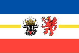 Mecklenburg-Vorpommern vlag 20x30cm - Mv2030 72dpi - MV2030