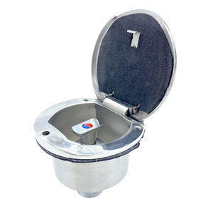 Mengkraan warm/koud met RVS 316 inbouwkast; &Oslash;76mm - N0132200 72dp - N0132200