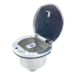 Mengkraan warm/koud met RVS 316 inbouwkast; &Oslash;76mm - N0132200 72dp - N0132200