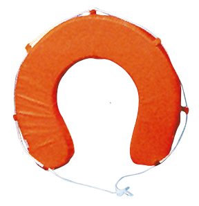 Reddingsboei model 'Commodore', hoefijzer, oranje - N1555001 1 - N1555001