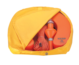 Reddingskit 'Polaris', bevat hoefijzer-reddingsboei, reddingslicht, 30m reddingslijn, hoes & houder - N1660004 72dpi - N1660004