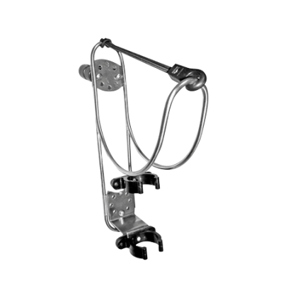 RVS Reddingsboei-ophangbeugel met reddingslichthouder voor montage op railing (&Oslash;25mm) of wand - N1725520 72dpi - N1725520