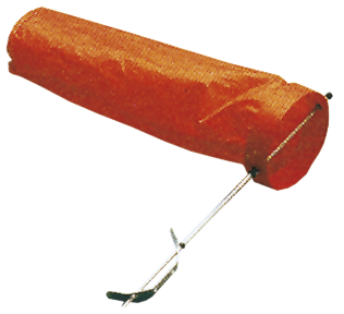 RVS windvaan met nylon zak, &Oslash;60x250mm - N2006025 72dpi - N2006025
