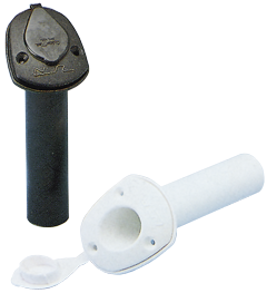 Kunststof inbouw hengelhouder met waterdichte bus, L=230, max. &Oslash;40mm, zwart - N6693 z 72dpi - N6693/Z