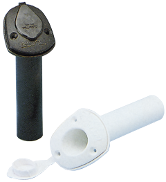 Kunststof inbouw hengelhouder met waterdichte bus, L=230, max. &Oslash;40mm, zwart - N6693 z 72dpi - N6693/Z